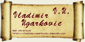 Vladimir Ugarković vizit kartica